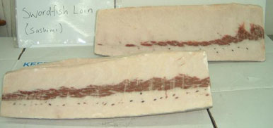 sashami swordfish loins